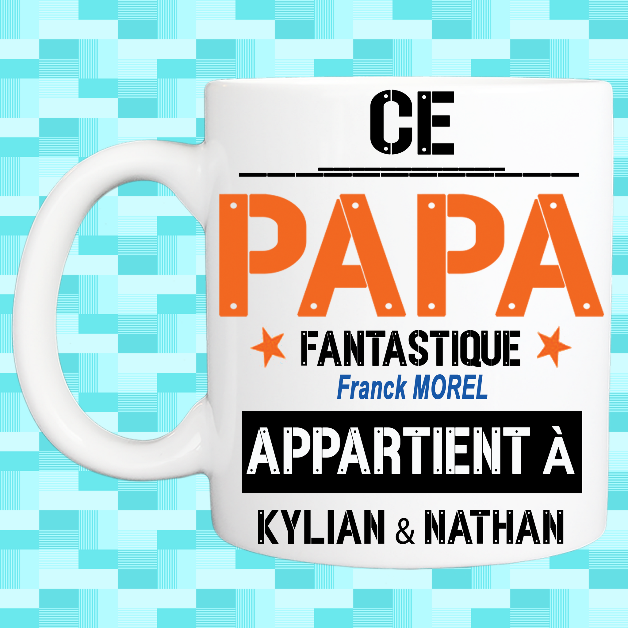 Mug personnalisé papa fantastique KDO UNIQUE